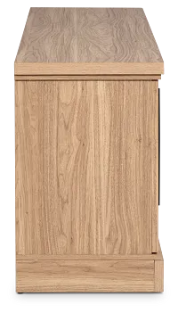Branson Light Tone 78" Tv Stand With Fireplace Insert