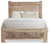 Salt Lake Light Tone Platform Bed