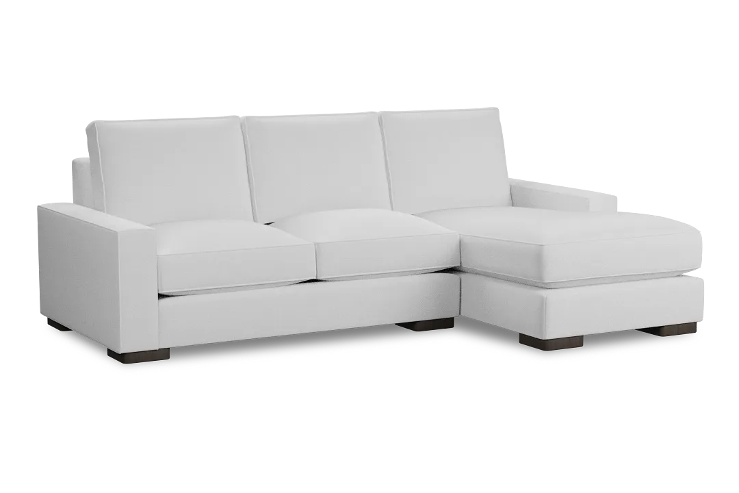 Edgewater Peyton White Right Chaise Sectional
