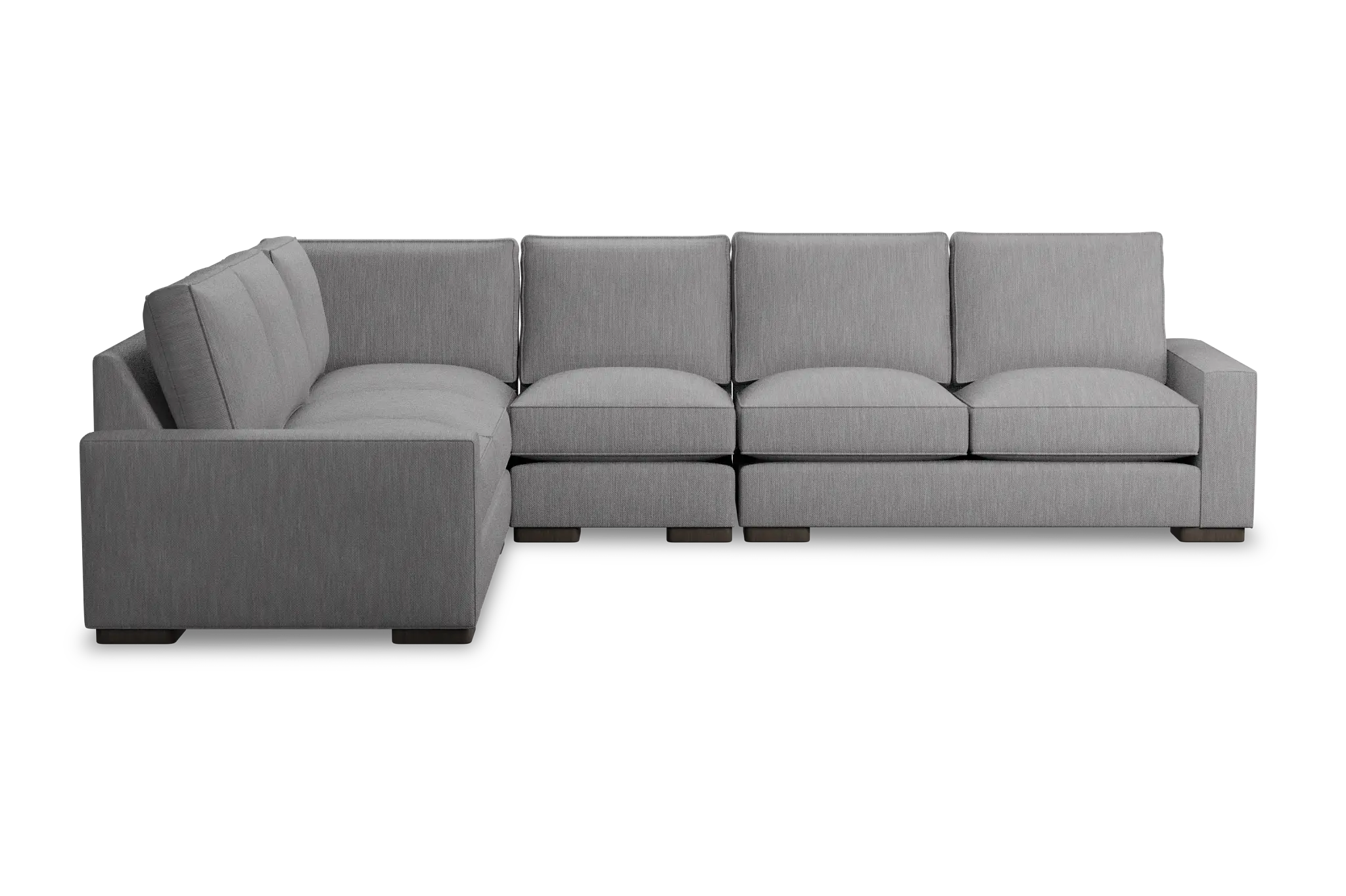 Edgewater Revenue Gray Medium Two-arm Sectional Edgewater Revenue Gray Medium Two-arm Sectional