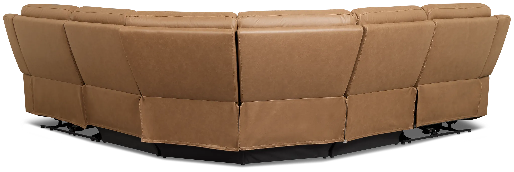 Colton Brown Micro Small Two-arm Power Reclining Sectional