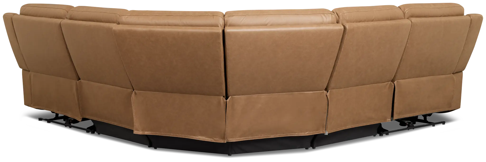 Colton Brown Micro Small Two-arm Power Reclining Sectional Colton Brown Micro Small Two-arm Power Reclining Sectional