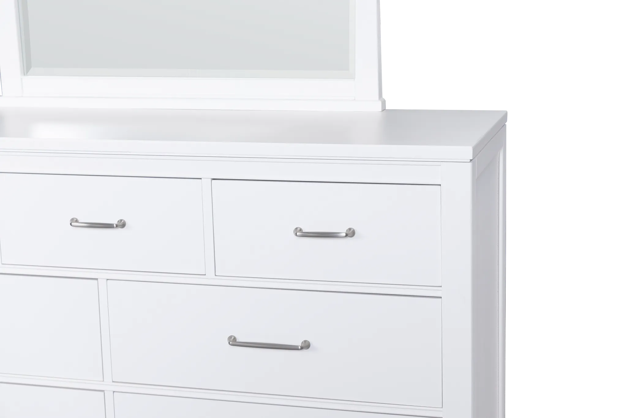 Carolina White Dresser & Mirror