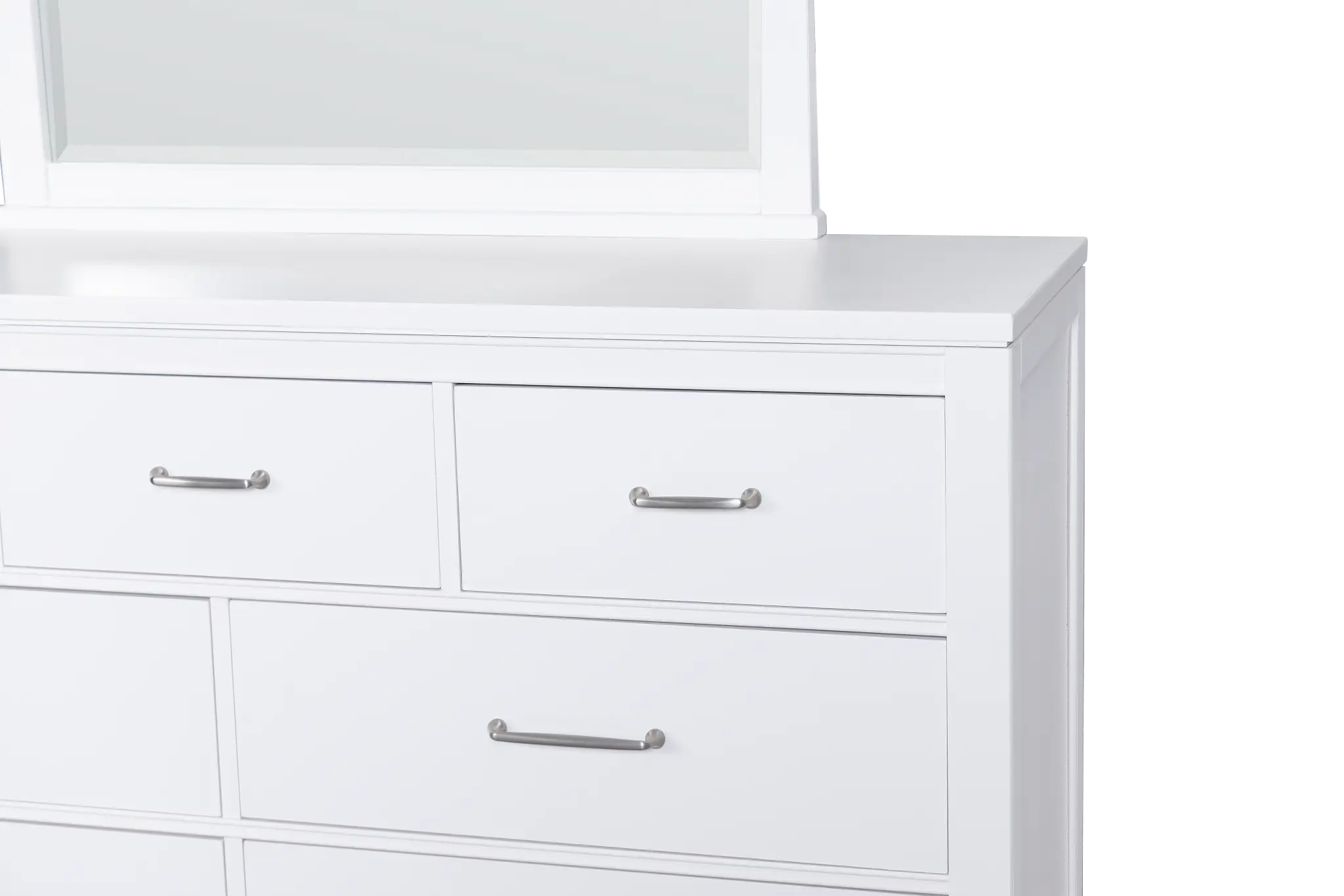 Carolina White Dresser & Mirror Carolina White Dresser & Mirror