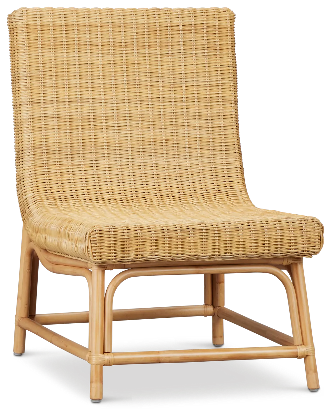 Cozis Light Tone Woven Accent Chair