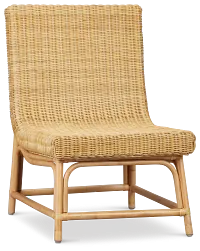 Cozis Light Tone Woven Accent Chair