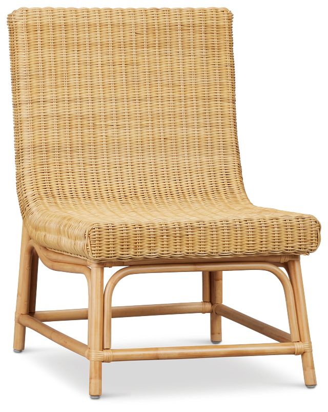 Cozis Light Tone Woven Accent Chair