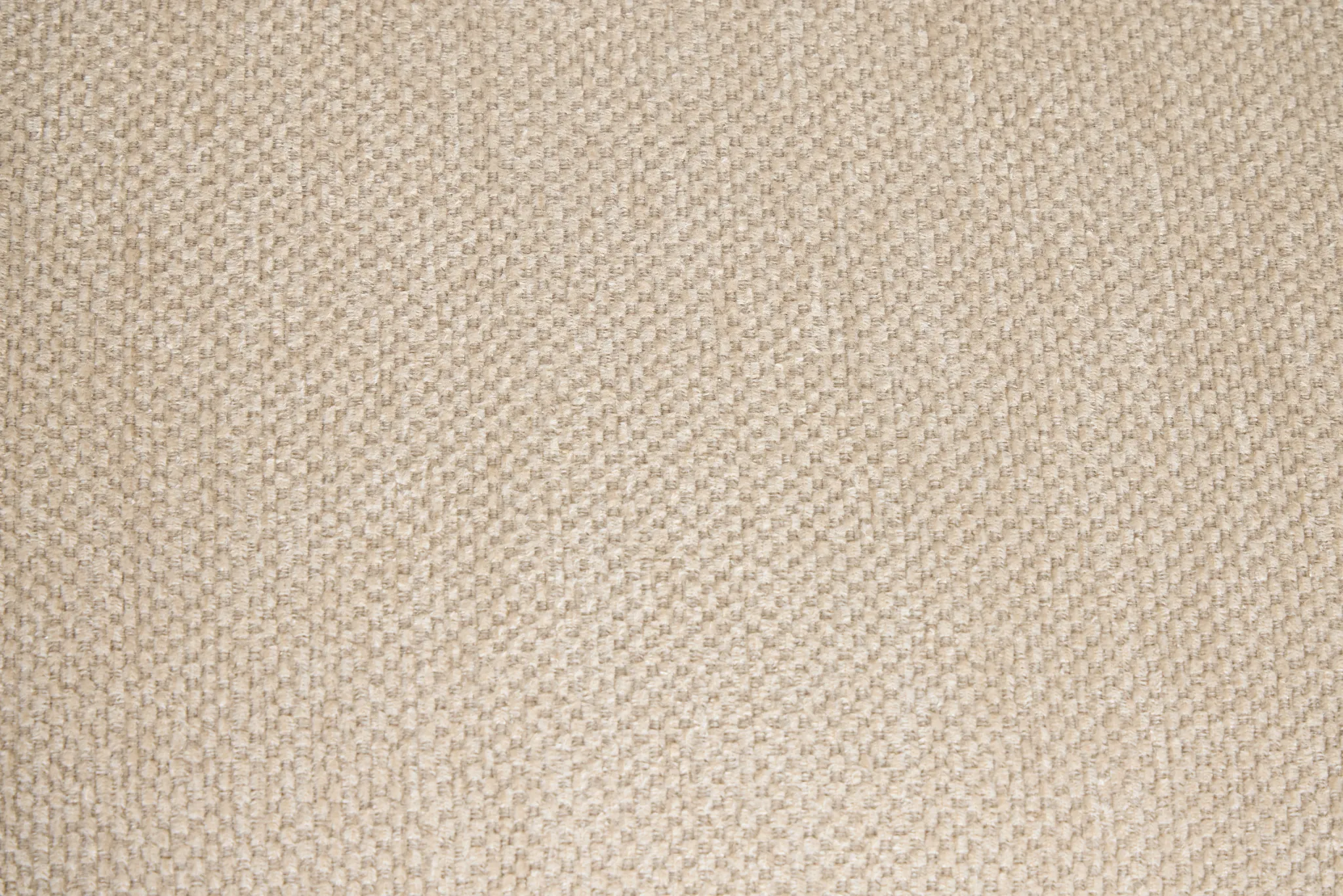 Alpha Beige Fabric Ottoman