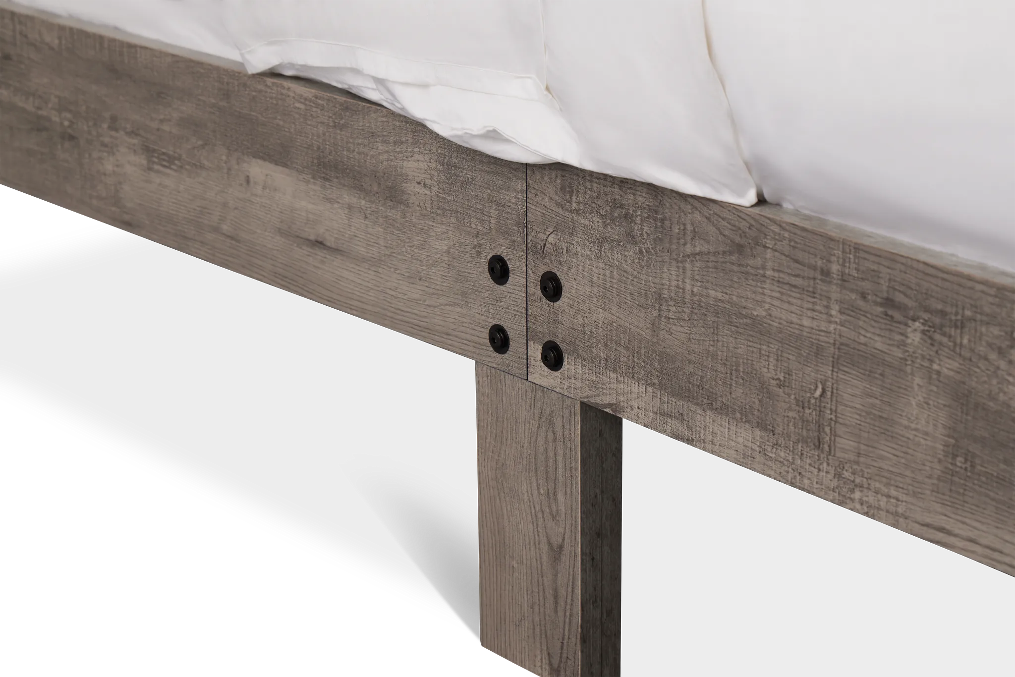 Ollie Gray Panel Bed