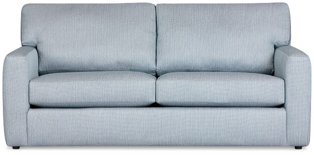 Rhodes Light Blue Fabric Sofa