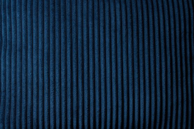 Charlie Dark Blue Fabric Chair