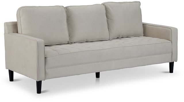 Eli 80" Taupe Micro Sofa (2)