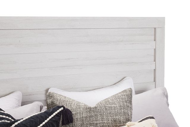 Everett White Panel Bed