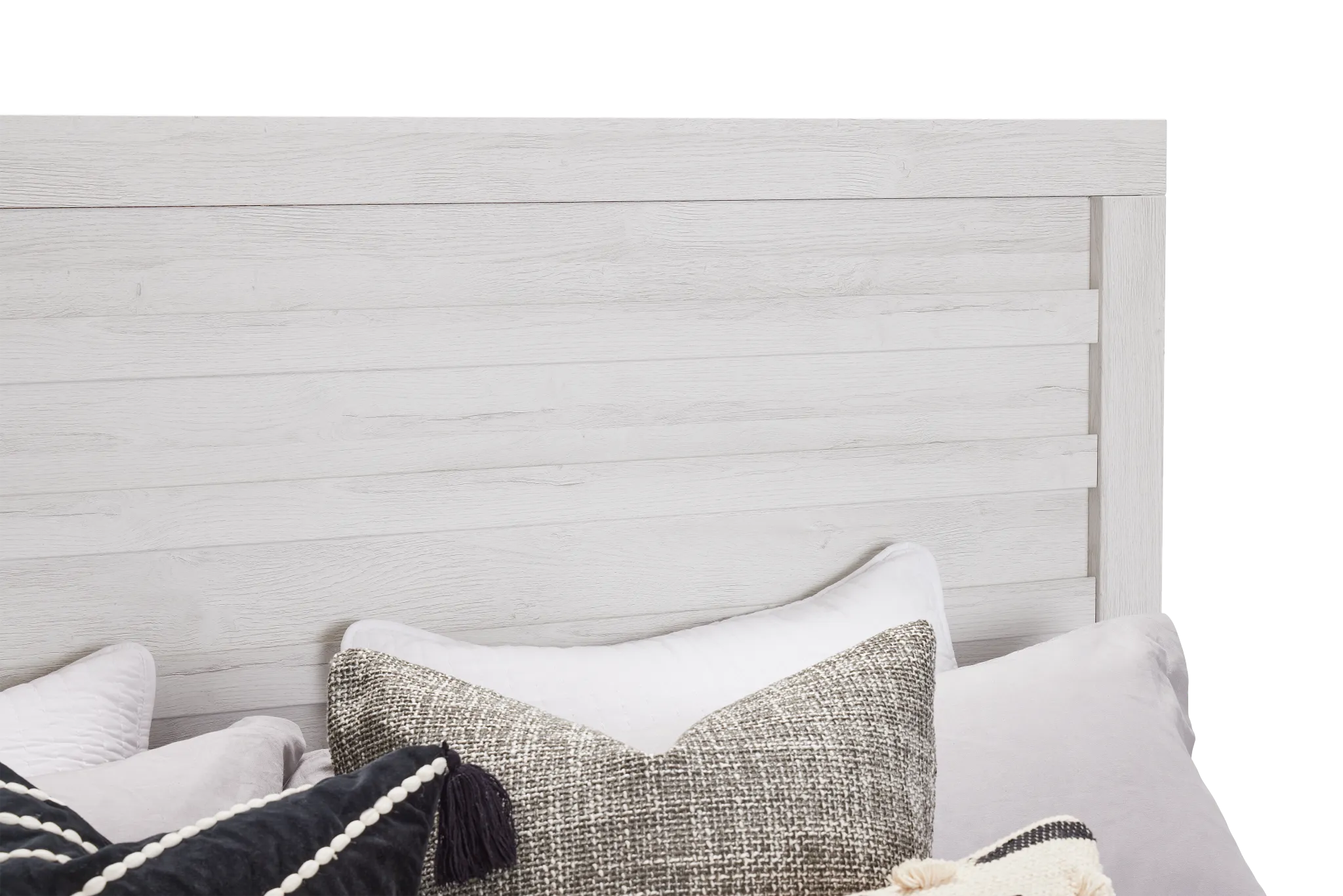 Everett White Panel Bed