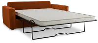 Siesta Joya Orange Fabric Innerspring Sleeper