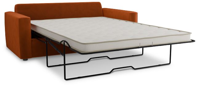 Siesta Joya Orange Fabric Innerspring Sleeper