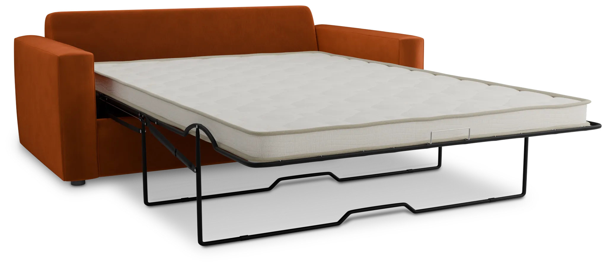 Siesta Joya Orange Fabric Innerspring Sleeper