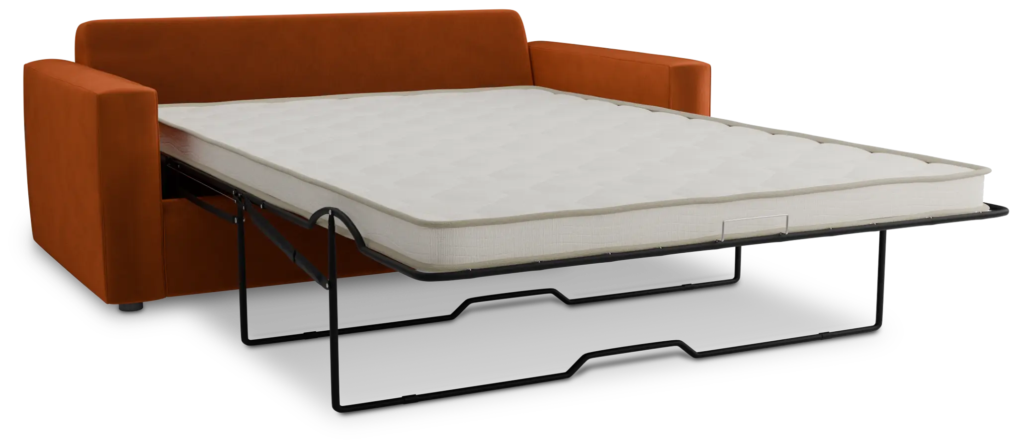 Siesta Joya Orange Fabric Innerspring Sleeper Siesta Joya Orange Fabric Innerspring Sleeper