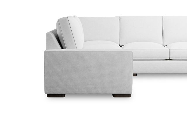 Edgewater Suave White Small Two-arm Sectional