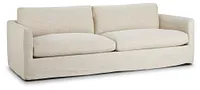 Willow 102" Light Beige Fabric Sofa