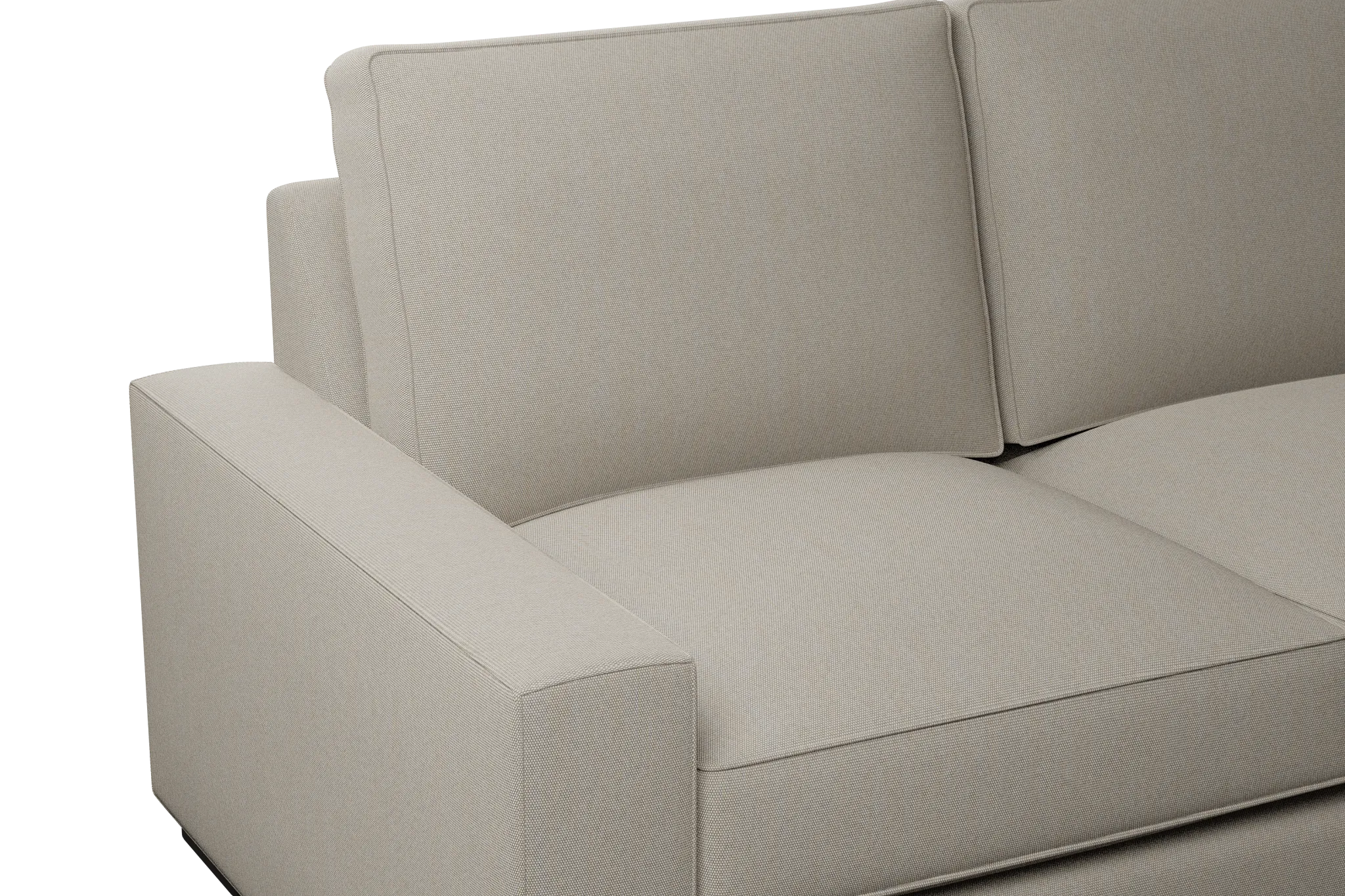 Edgewater Peyton Beige Right Chaise Sectional