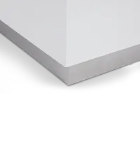 Camila White Square End Table