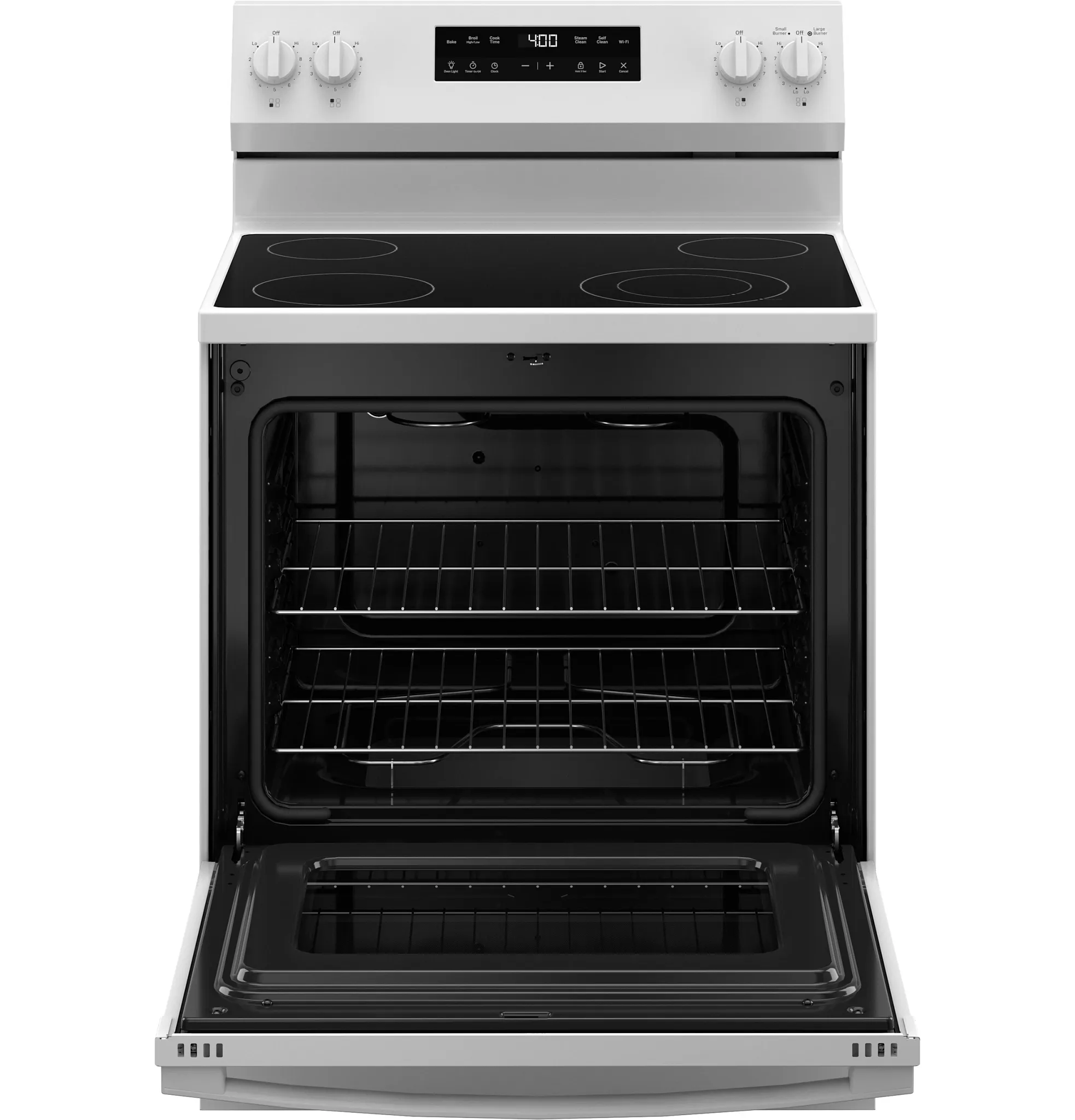 Ge 400 Series White 30" Electric Range