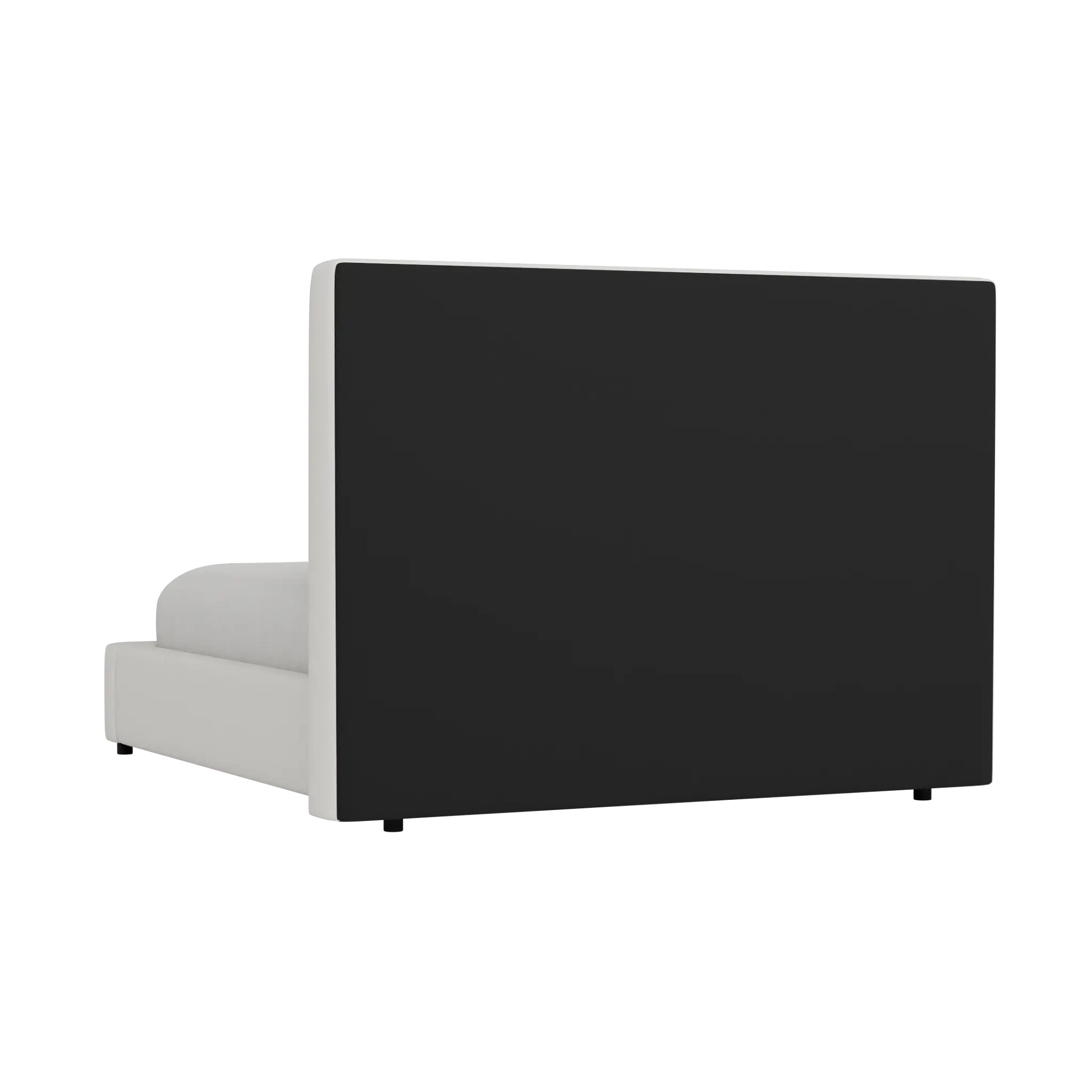 Grayton Natural Beauty Beige 54" Upholstered Platform Bed Grayton Natural Beauty Beige 54" Upholstered Platform Bed