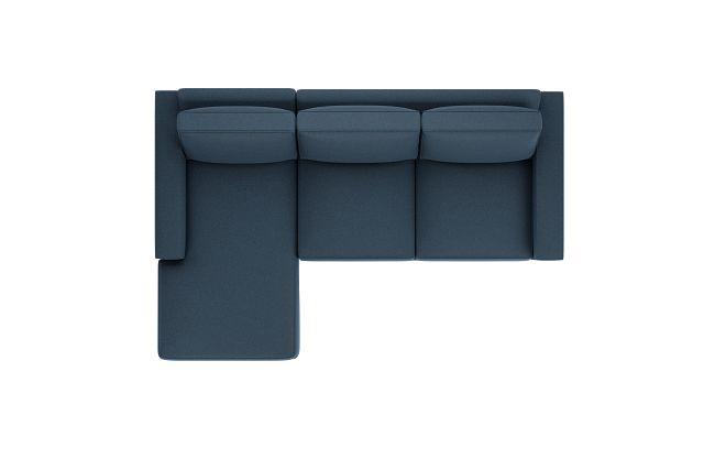 Edgewater Elite Blue Left Chaise Sectional