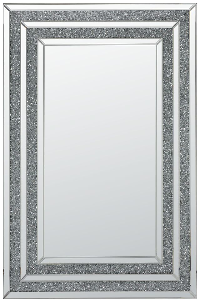 Juliet Silver Square Mirror