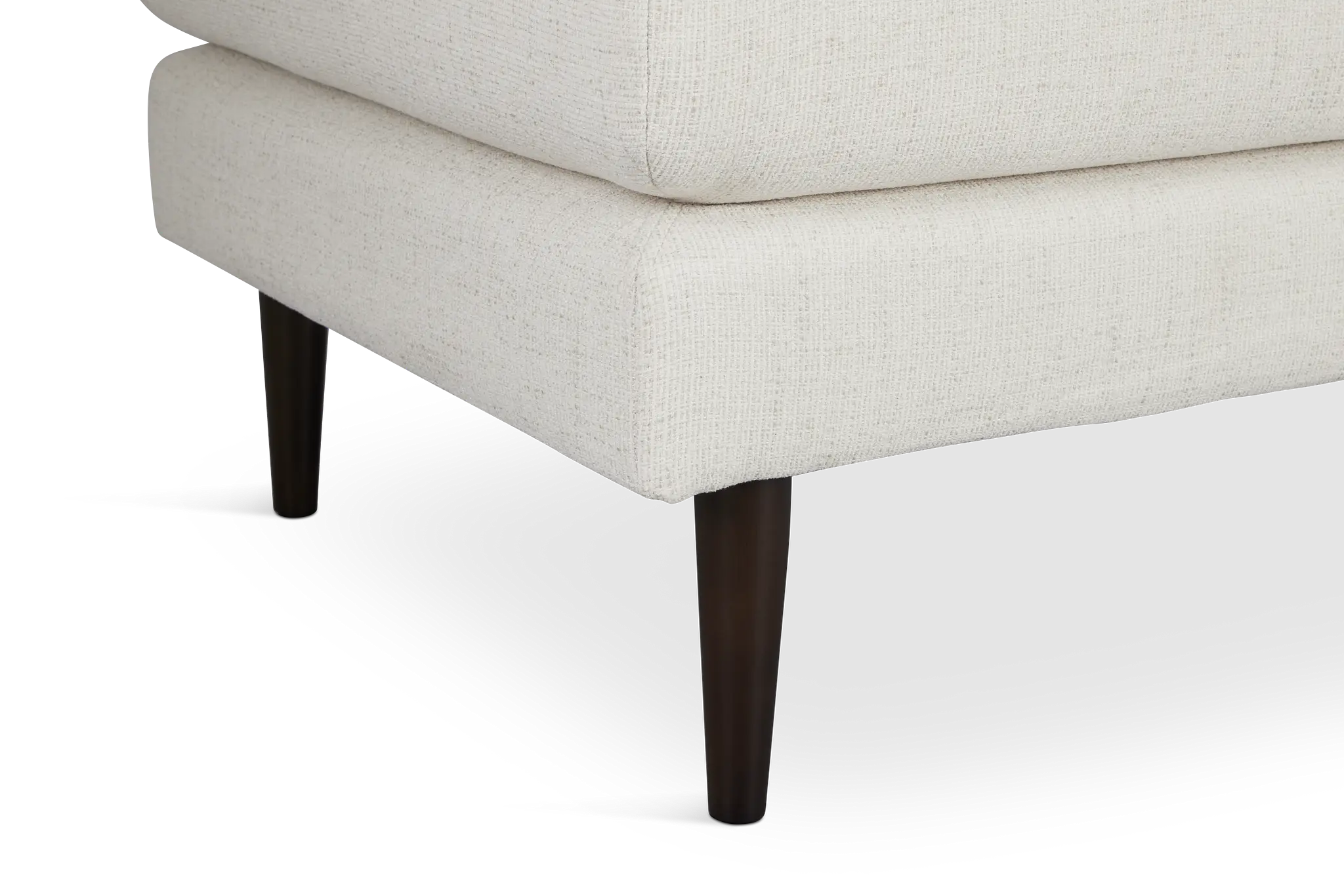 Easton Light Beige Fabric Ottoman Easton Light Beige Fabric Ottoman