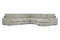 Edgewater Elite Gray Large Right Chaise Sectional