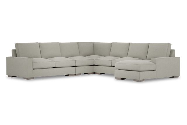 Edgewater Elite Gray Large Right Chaise Sectional