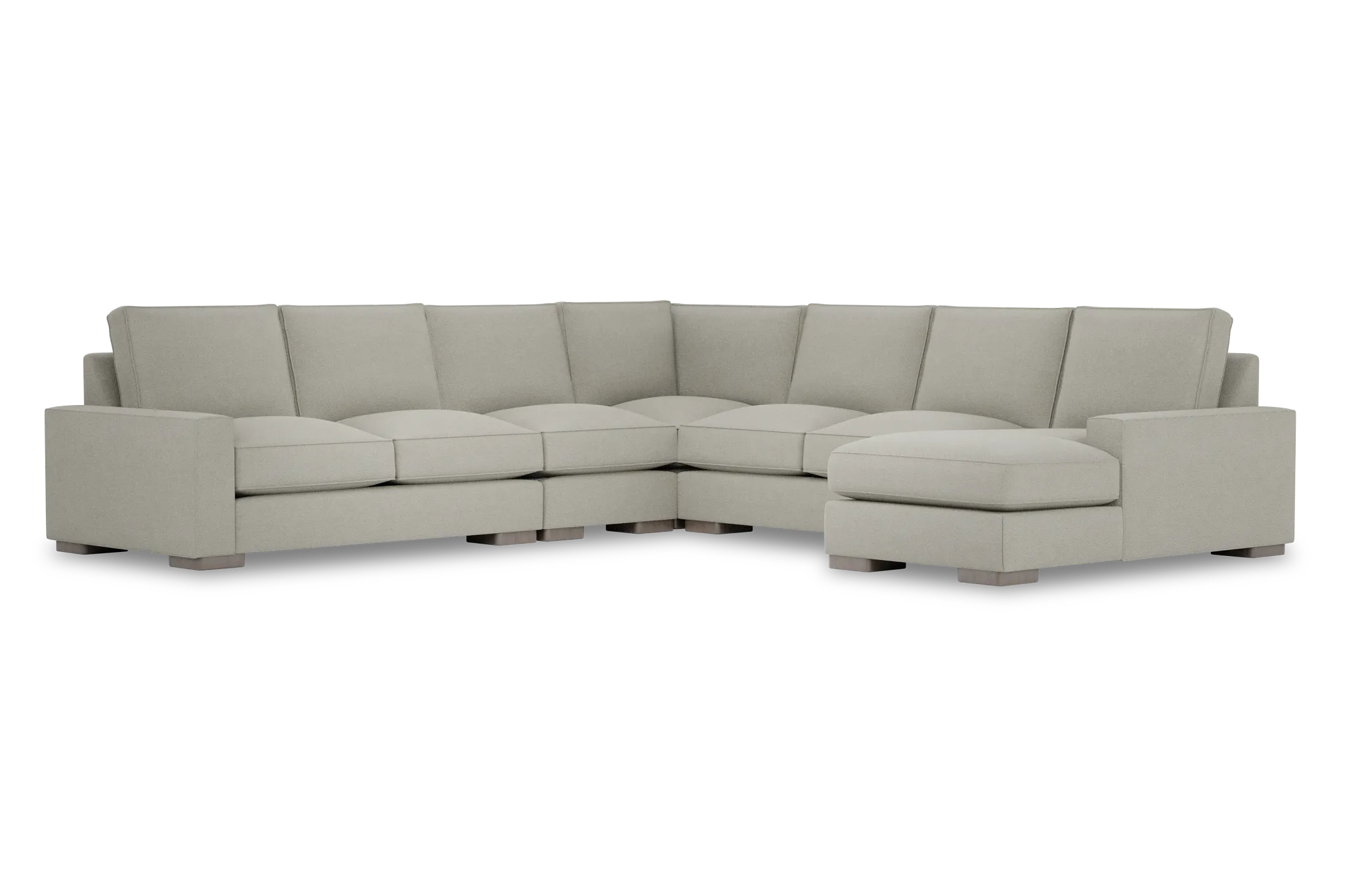 Edgewater Elite Gray Large Right Chaise Sectional