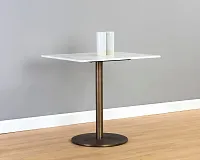 Elvira White 30" Square Table