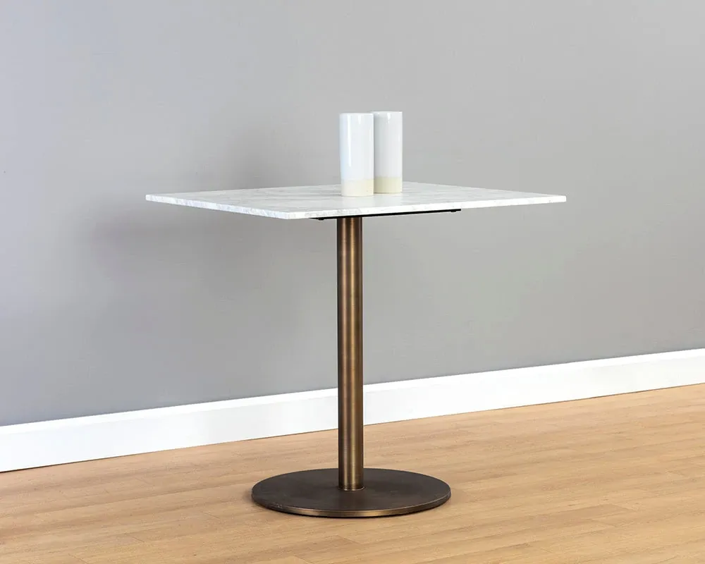Elvira White 30" Square Table