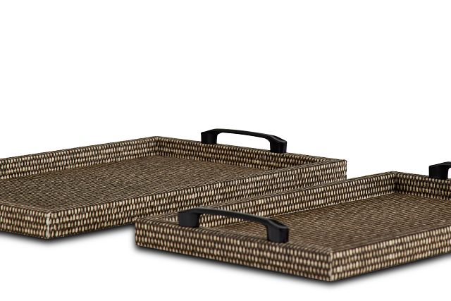 Lane Gray Set Of 2 Tray