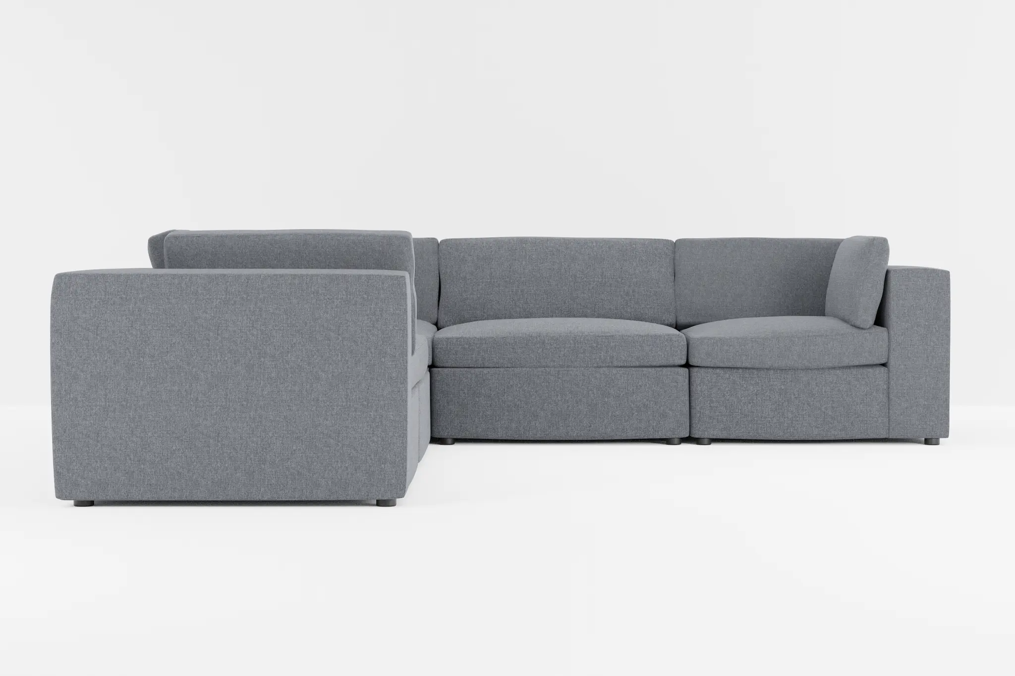 Destin Elevation Gray Fabric 5-piece Modular Sectional Destin Elevation Gray Fabric 5-piece Modular Sectional