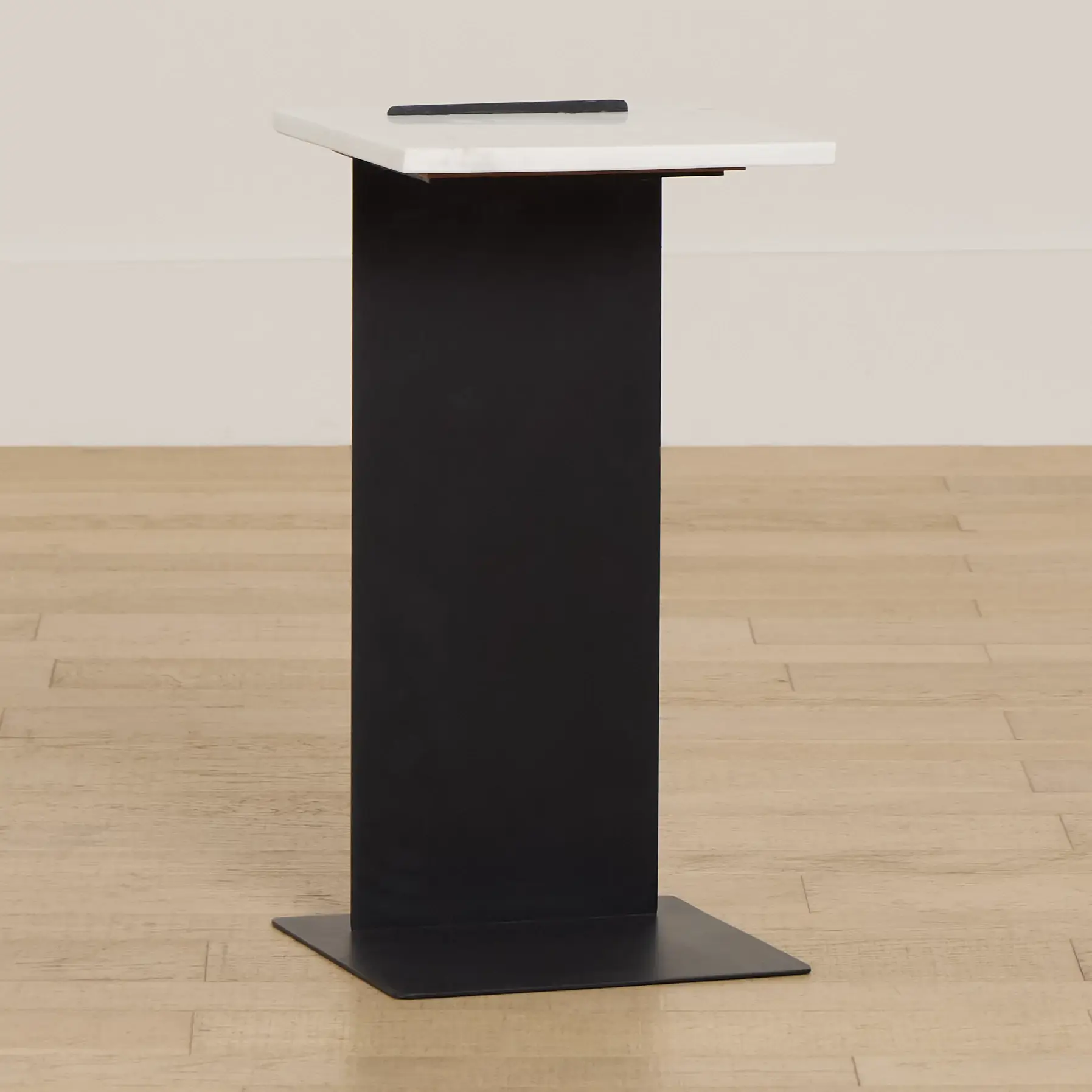 Clove White Metal Accent Table Clove White Metal Accent Table
