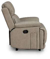 Benson Beige Micro Recliner