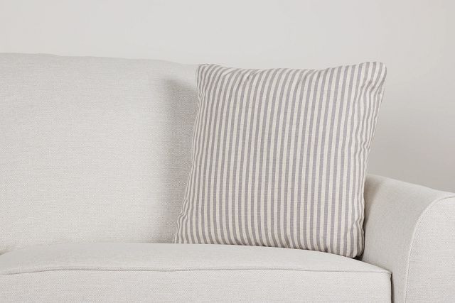 Scout Gray Stripe 20" Accent Pillow