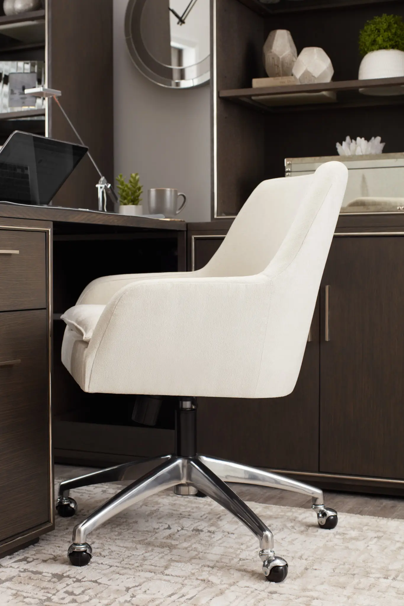 Highline Dark Tone Peninsula Desk Highline Dark Tone Peninsula Desk
