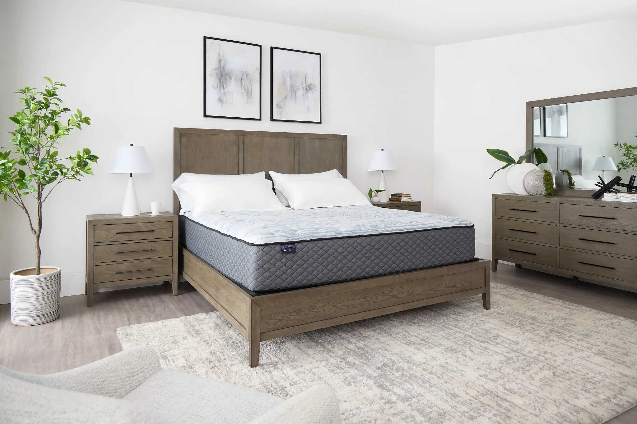 Kevin Charles By Sealy Signature 14.5" Extra Firm Tight Top Mattress