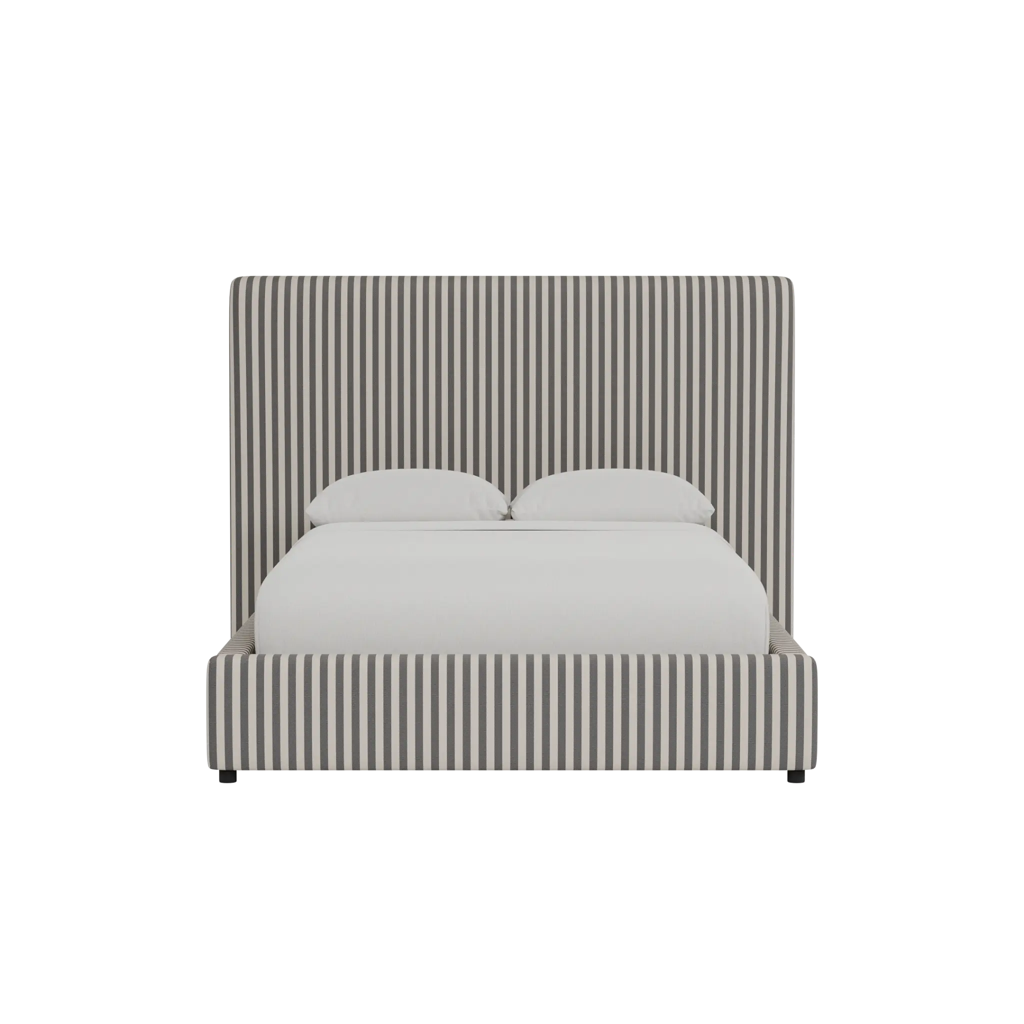 Grayton Sea Lane Dark Blue 54" Upholstered Platform Bed Grayton Sea Lane Dark Blue 54" Upholstered Platform Bed