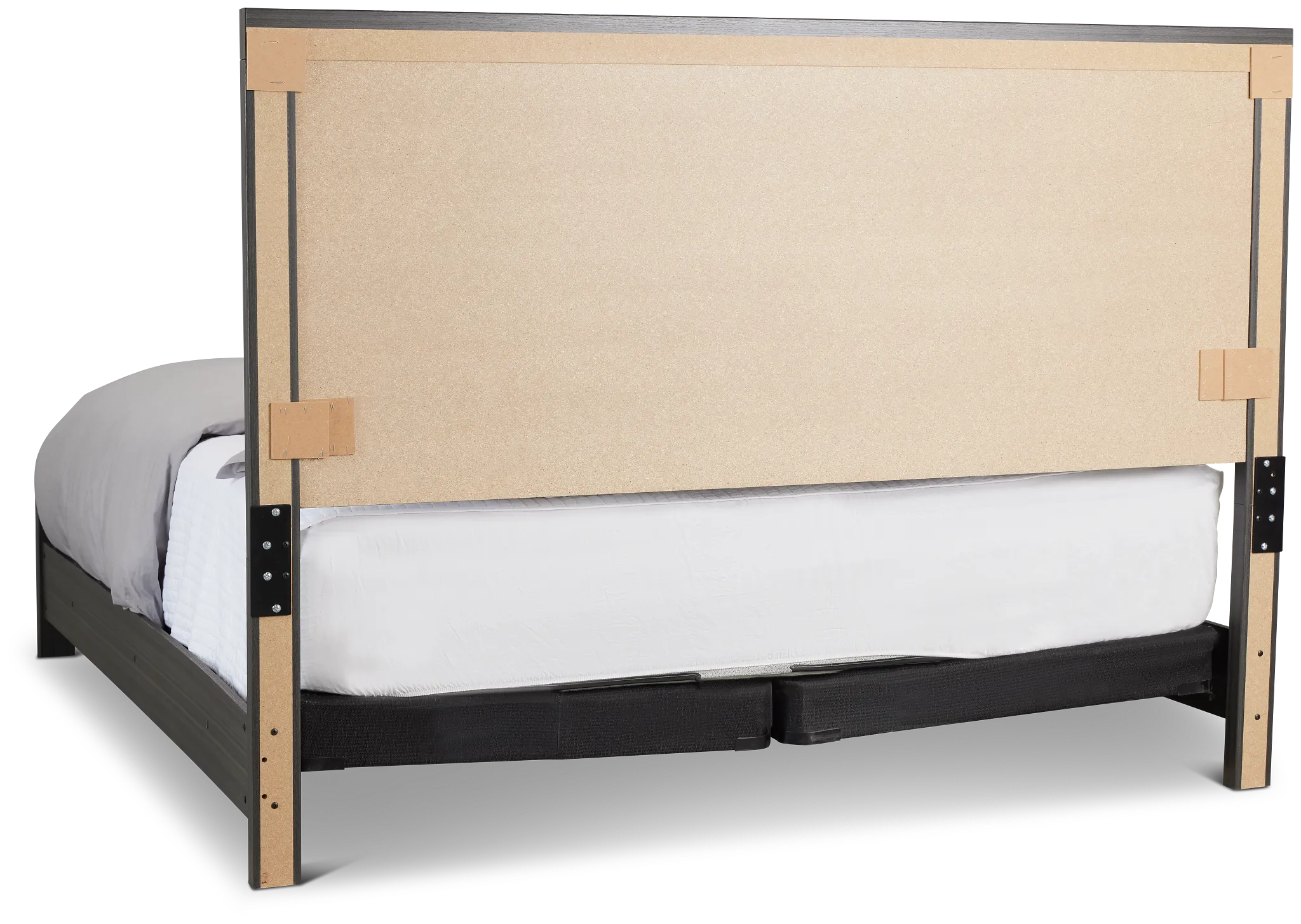 Everett Gray Panel Bed