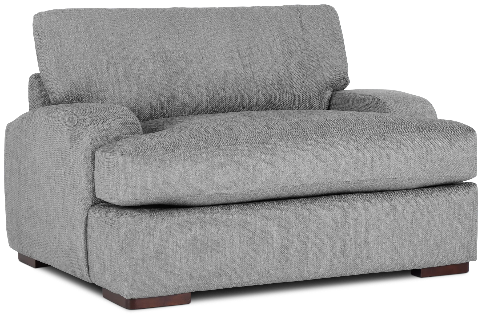 Alpha Light Gray Fabric Chair