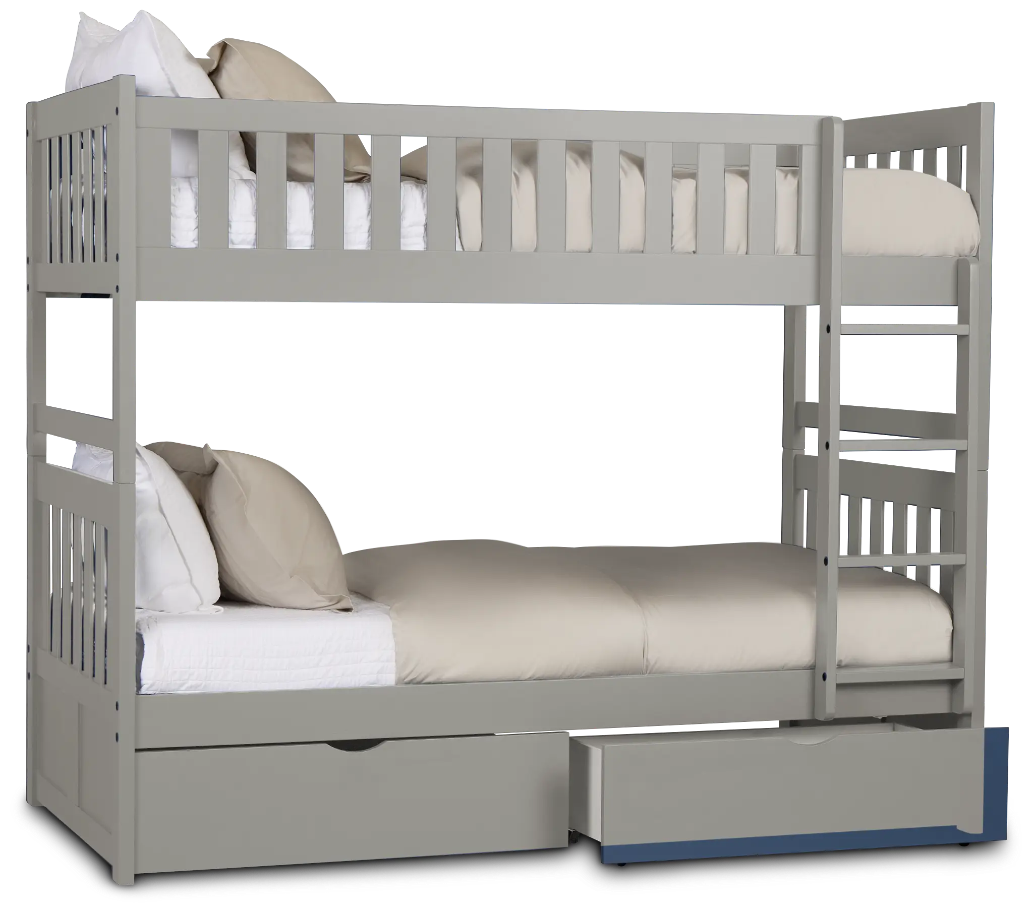 Charleston Gray Storage Bunk Bed Charleston Gray Storage Bunk Bed