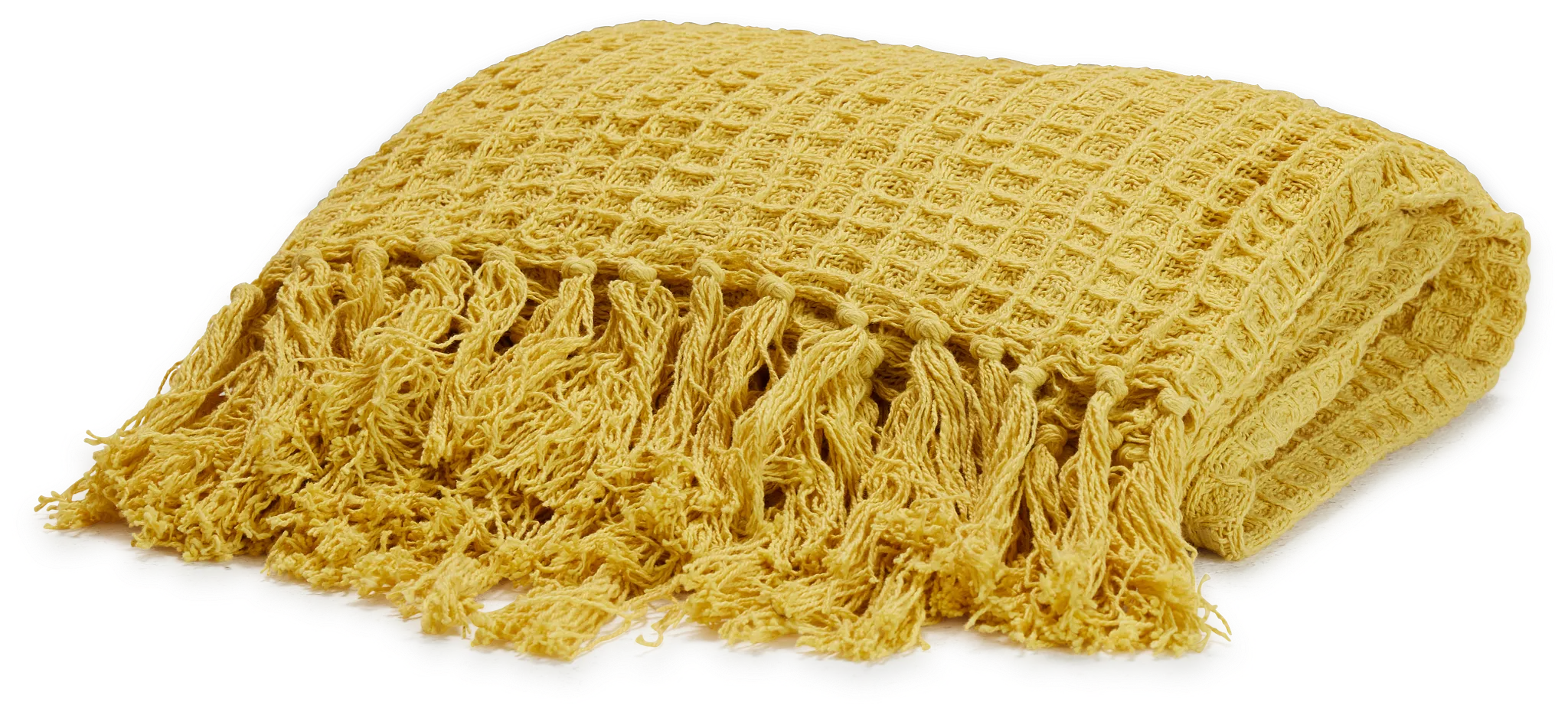 Sunny Yellowcotton 50"x 60" Throw