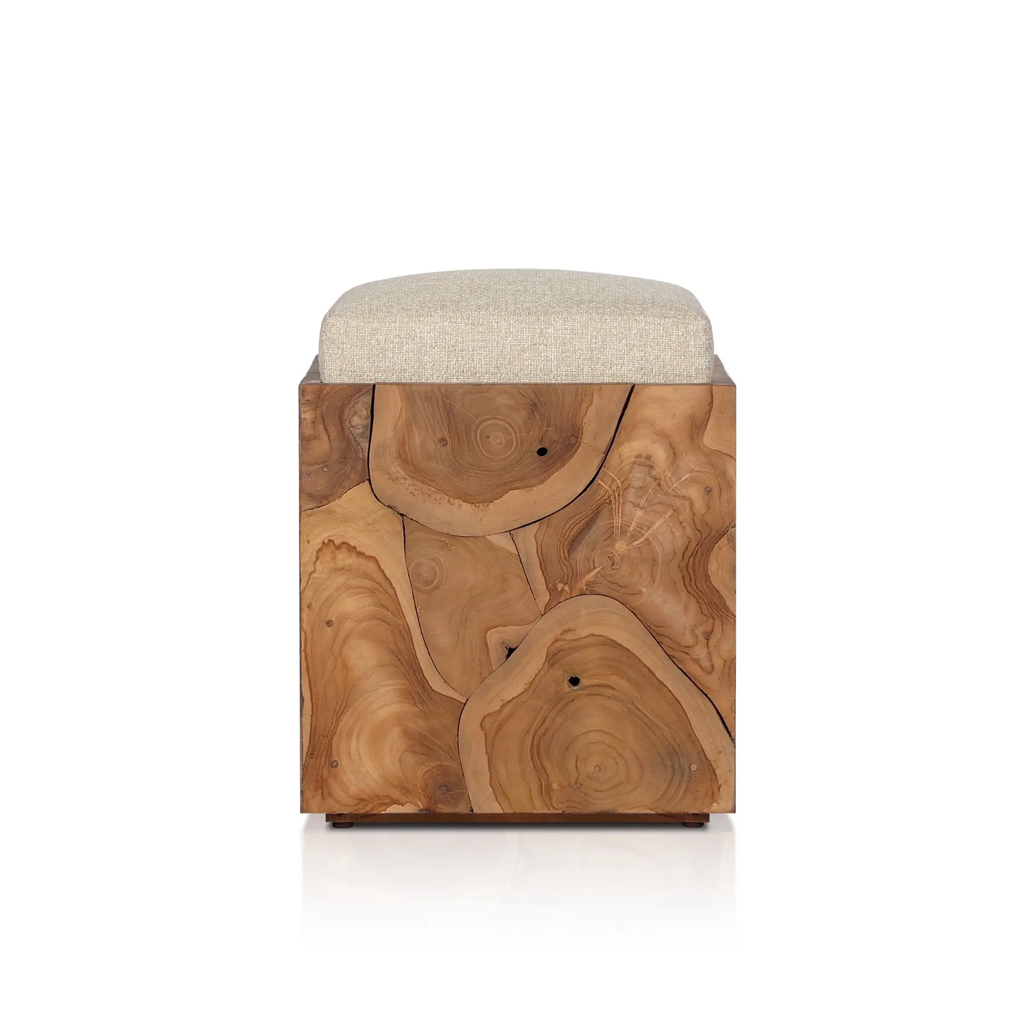 Four Hands Toman Mid Tone Uph Stool Four Hands Toman Mid Tone Uph Stool