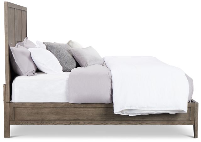 Alden Gray Wood Platform Bed